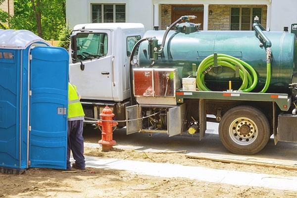 workers at Porta Potty Rental of Sanger